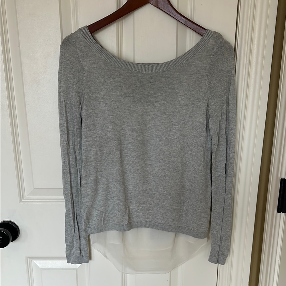 Express Gray Women's Light Sweater